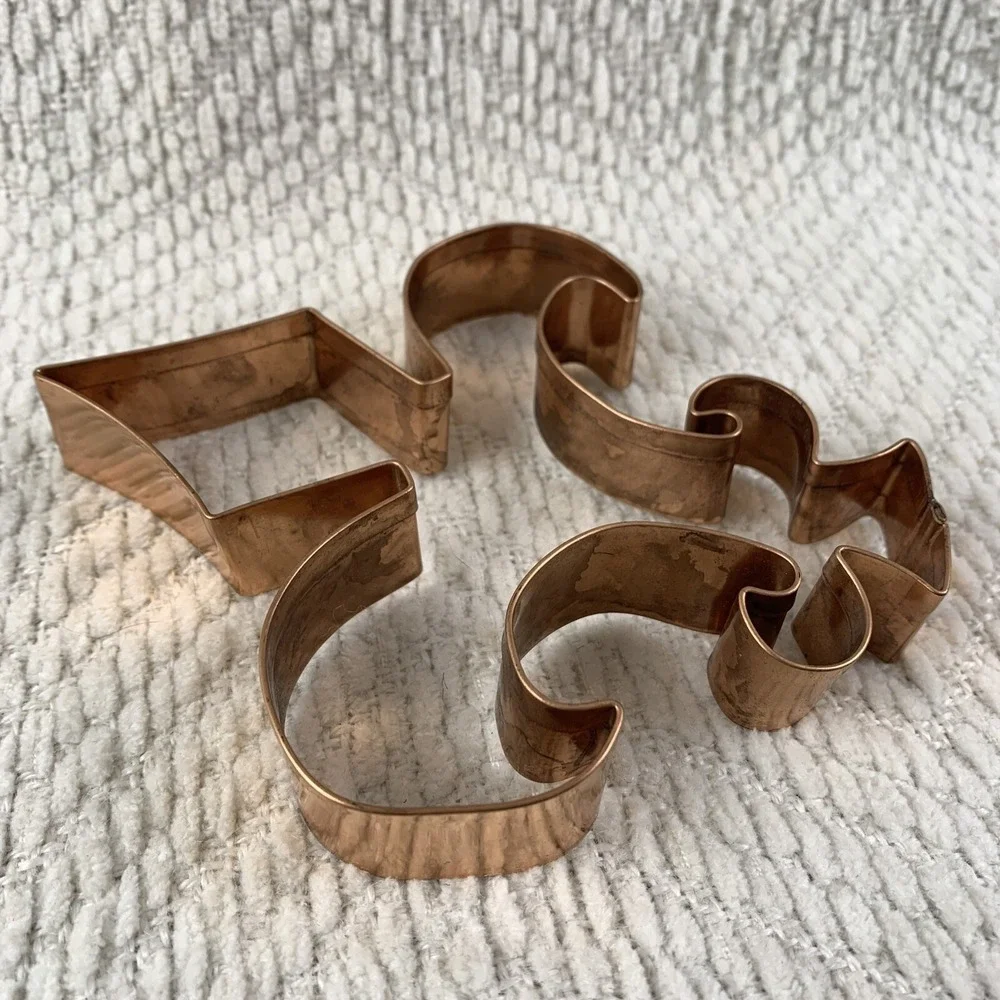 Old River Road Copper‎ Cookie Cutter Fleur Del Lis Mardi Gras Boy Scouts Large